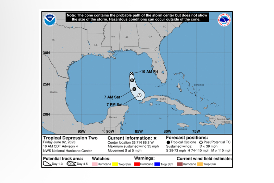 Tropical Depression Two Advisory Number 4