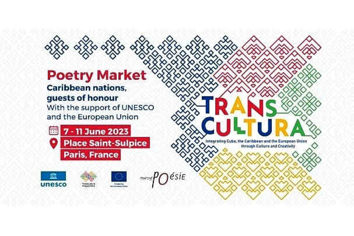 Emerging Caribbean poetry, guest of honour at the Paris Poetry Market, with the support of UNESCO Transcultura