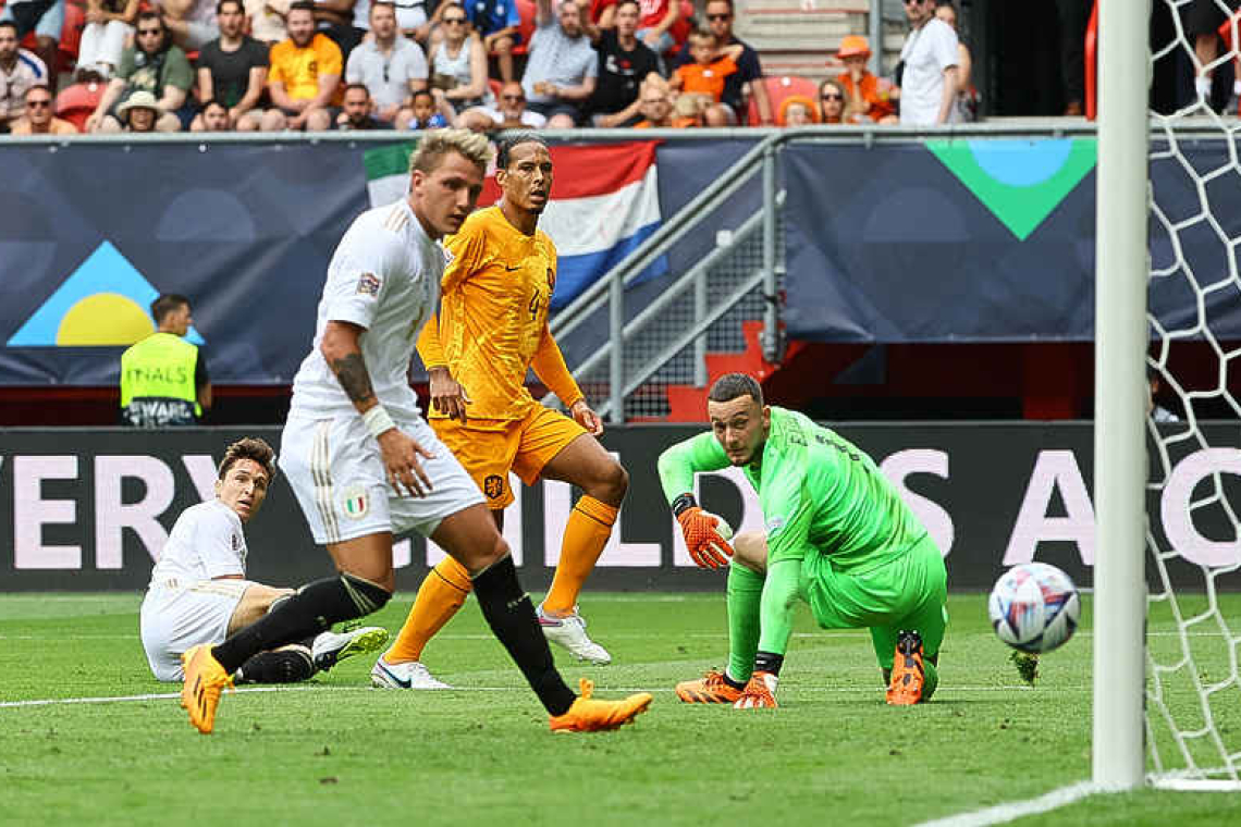 Italy finish third in Nations League after 3-2 win over Dutch hosts