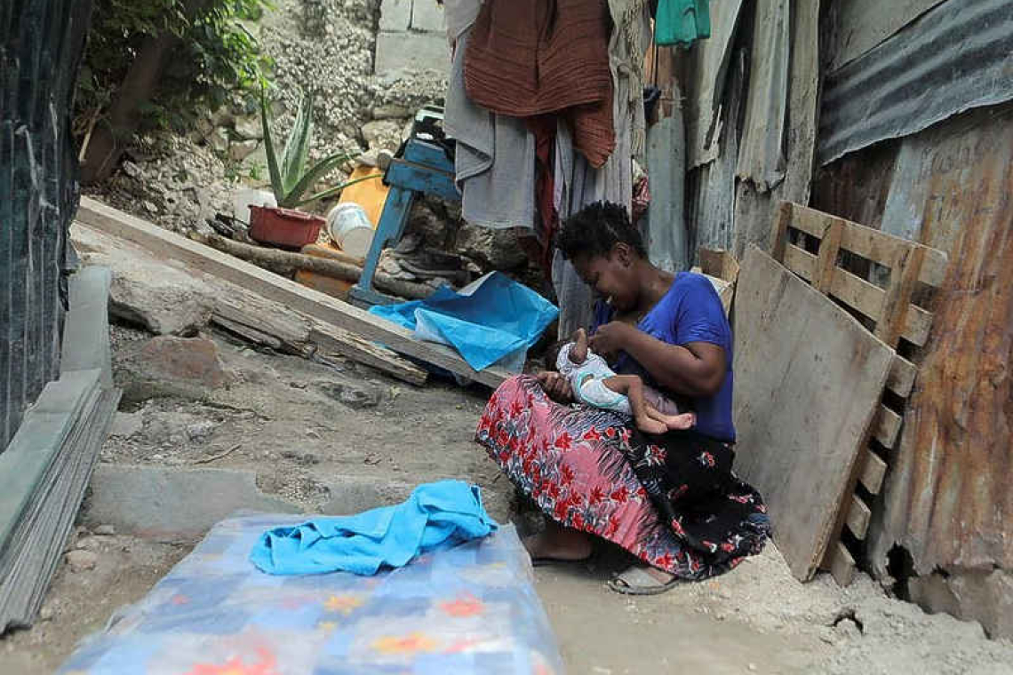 UNICEF warns of food shortages  at overcrowded Haiti camp Mon.   