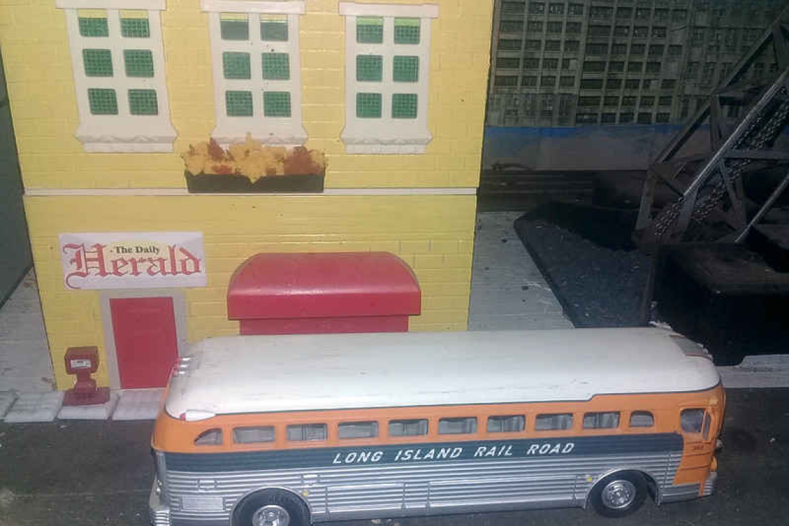 I have a toy railroad bus