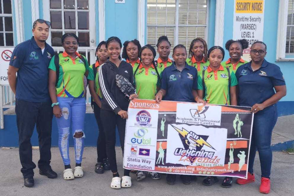 Statia team to Guadeloupe for netball tournament
