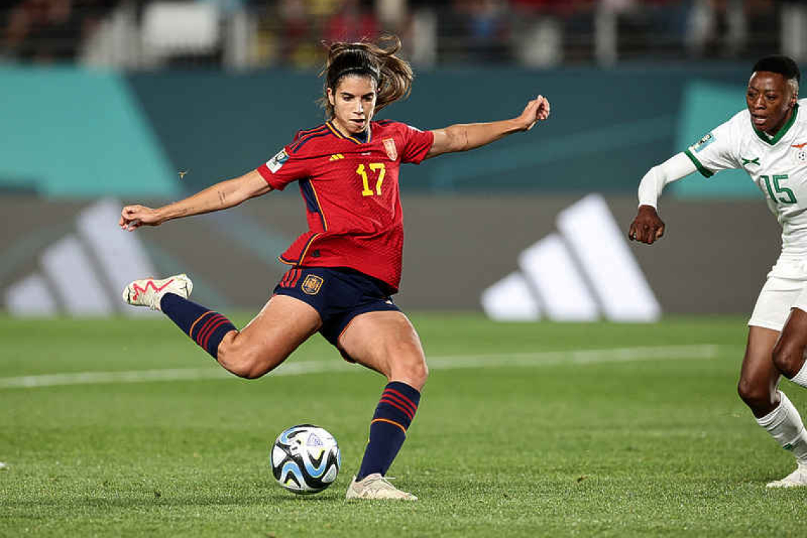 Five-star Spain cruise into World Cup  knockouts with 5-0 win over Zambia