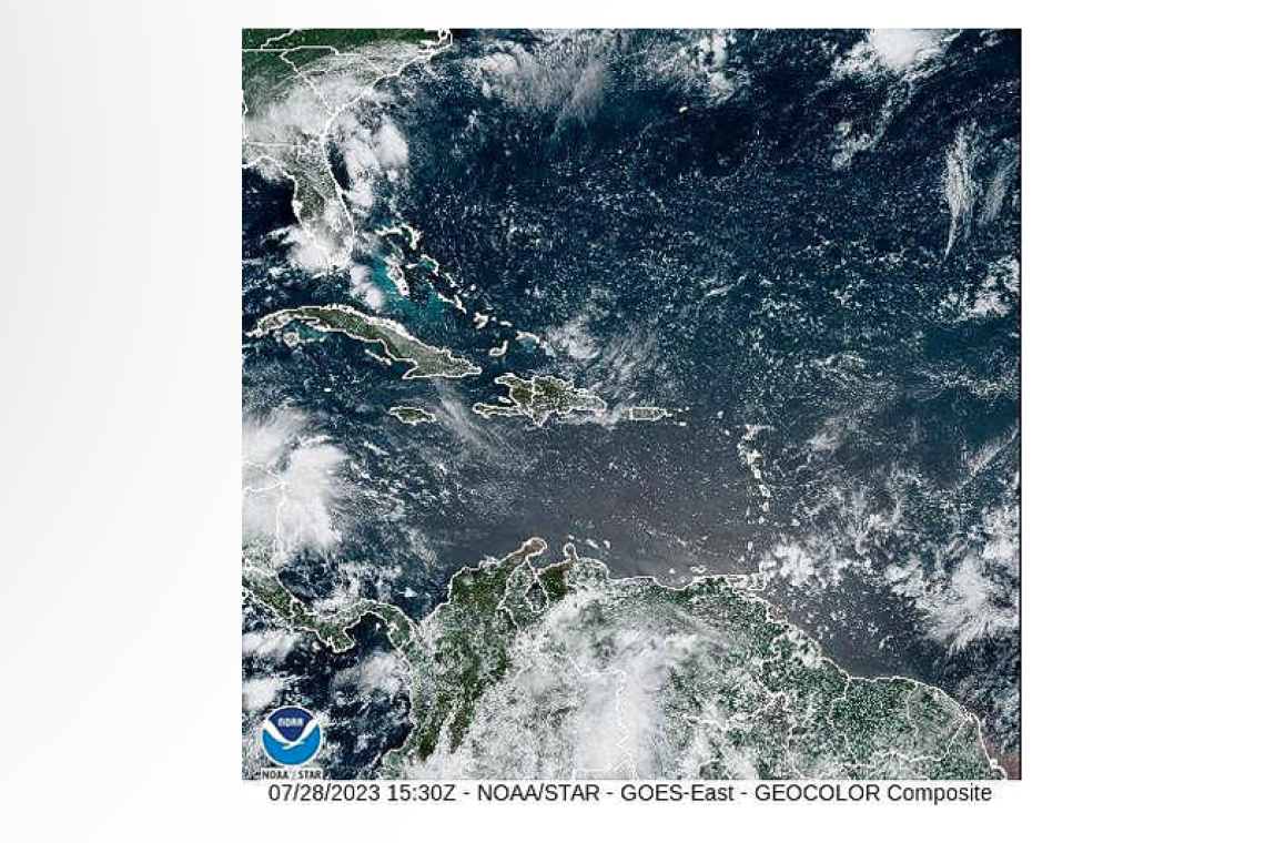 PUBLIC WEATHER FORECAST FOR ST. MAARTEN 