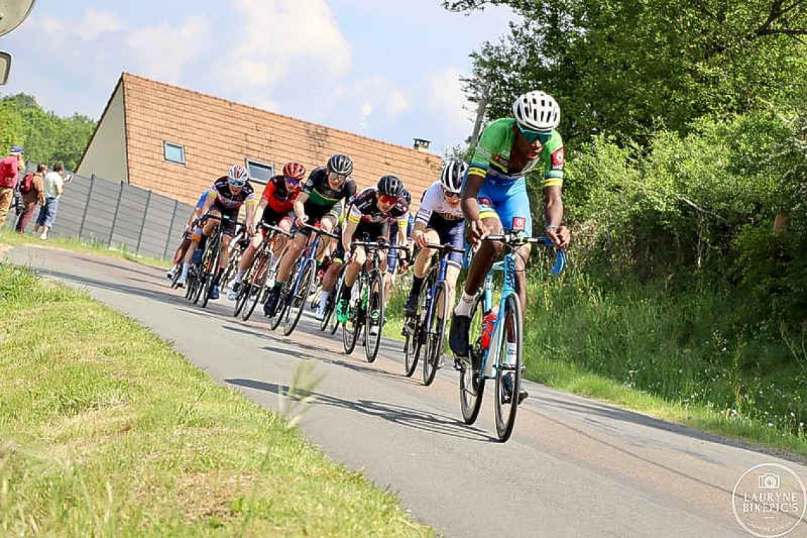 Wilson Sanon and Nicole Erato at UCI World Cycling Championships 