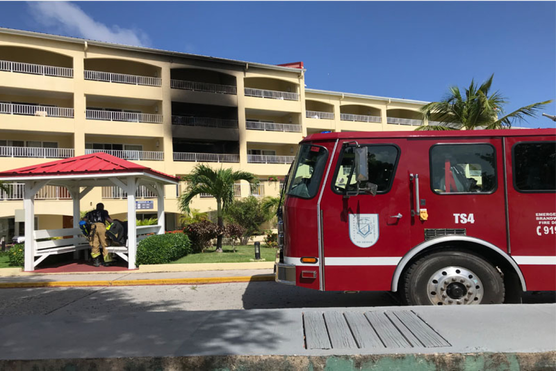    Fire in Simpson Bay Resort  building prompts evacuation