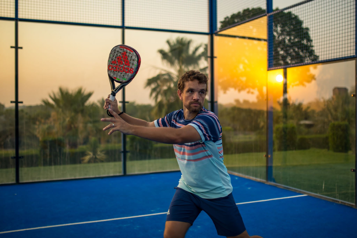  Padel School influencer Sandy Farquharson arrives for clinics