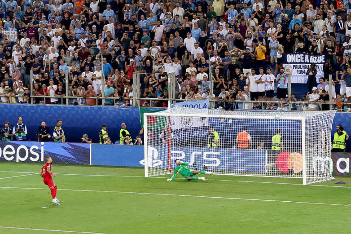 Manchester City sink Sevilla in shootout to win first Super Cup 