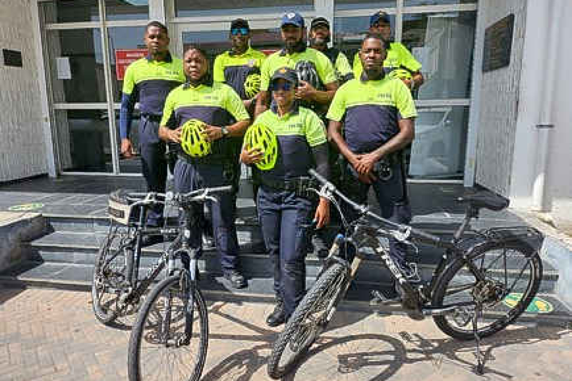       Police re-introduce bike patrol for  safety in town, surrounding areas