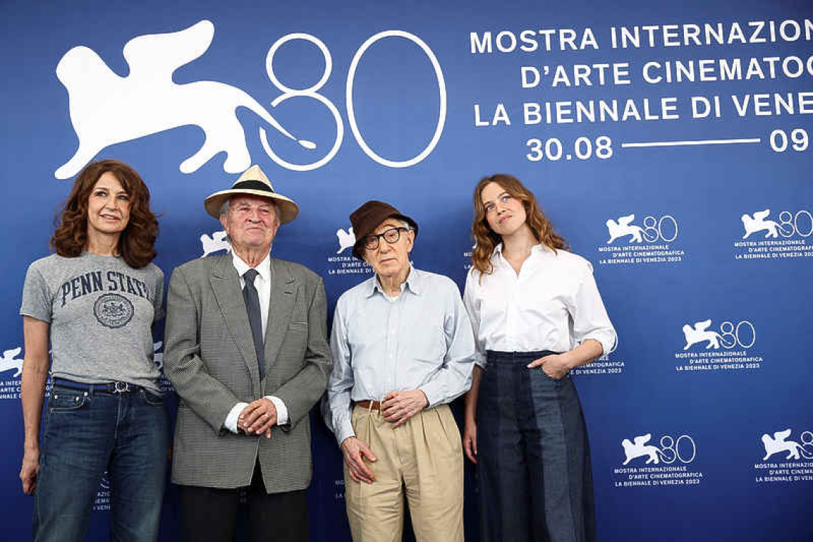 Woody Allen hails 'very lucky life' as he presents 50th film 
