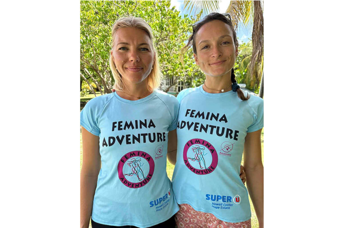 Two representatives from  Friendly Island enter FEMINA