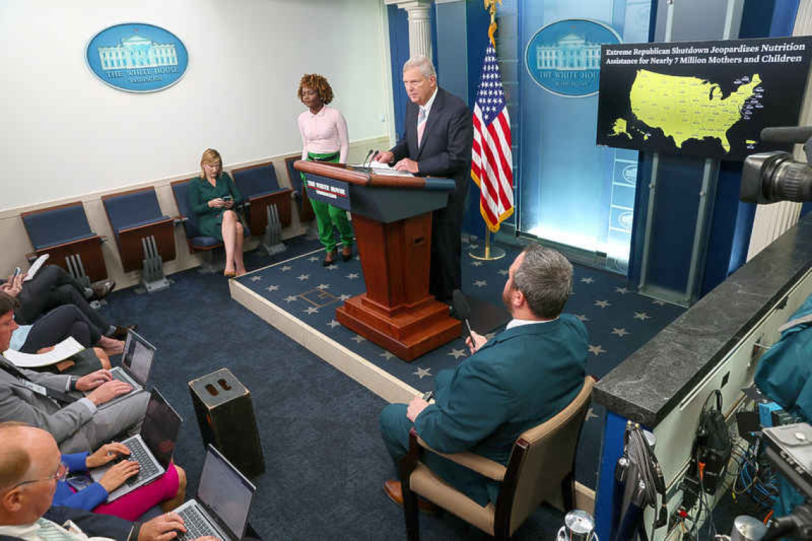 Biden, US officials warn of hunger for millions in a government shutdown