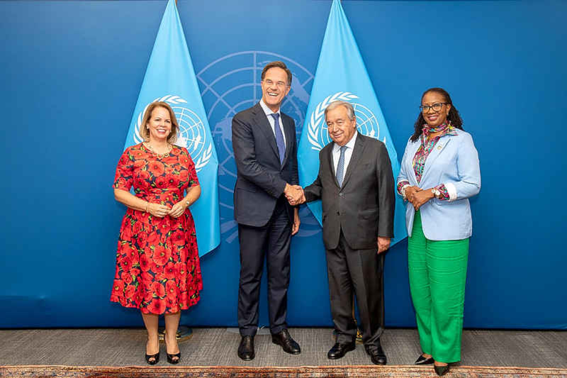 Prime ministers  meet Guterres