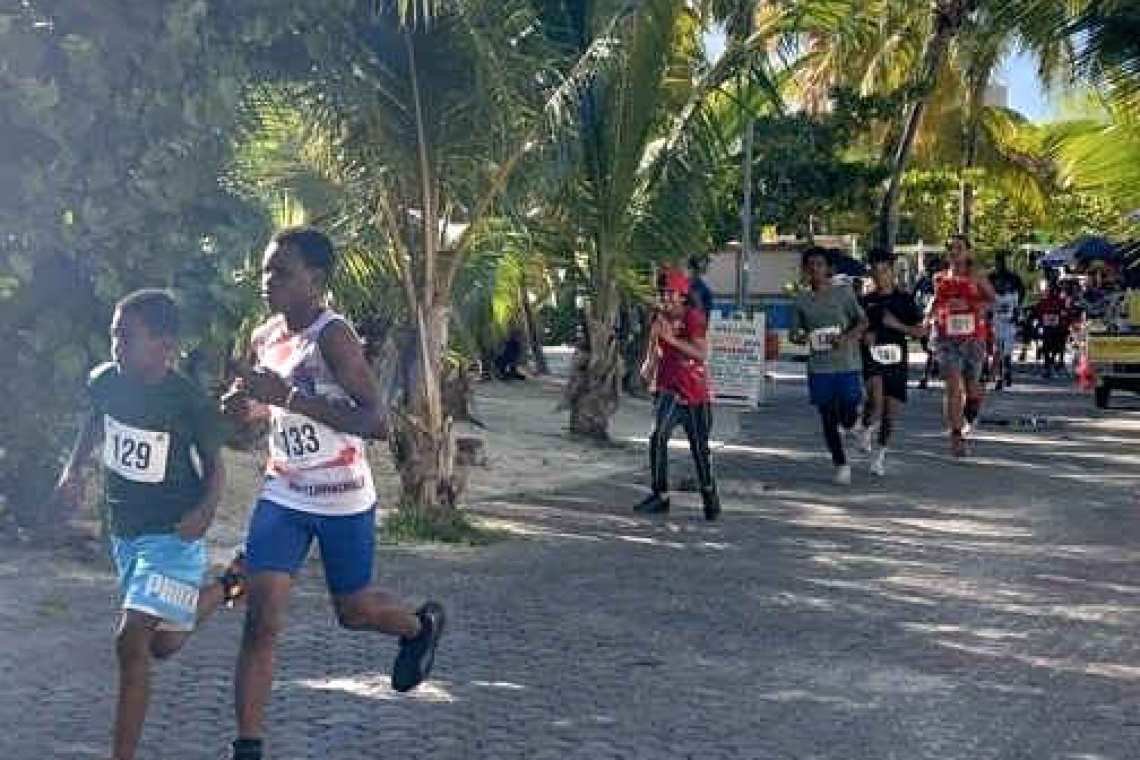 St. Maarten’s inaugural Grant Thornton Kids  Race showcases future long-distance runners 