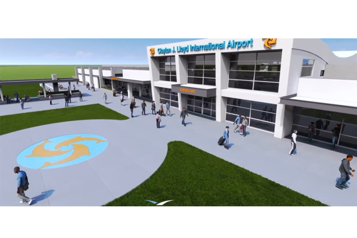 Renderings shown of  Anguilla’s new airport