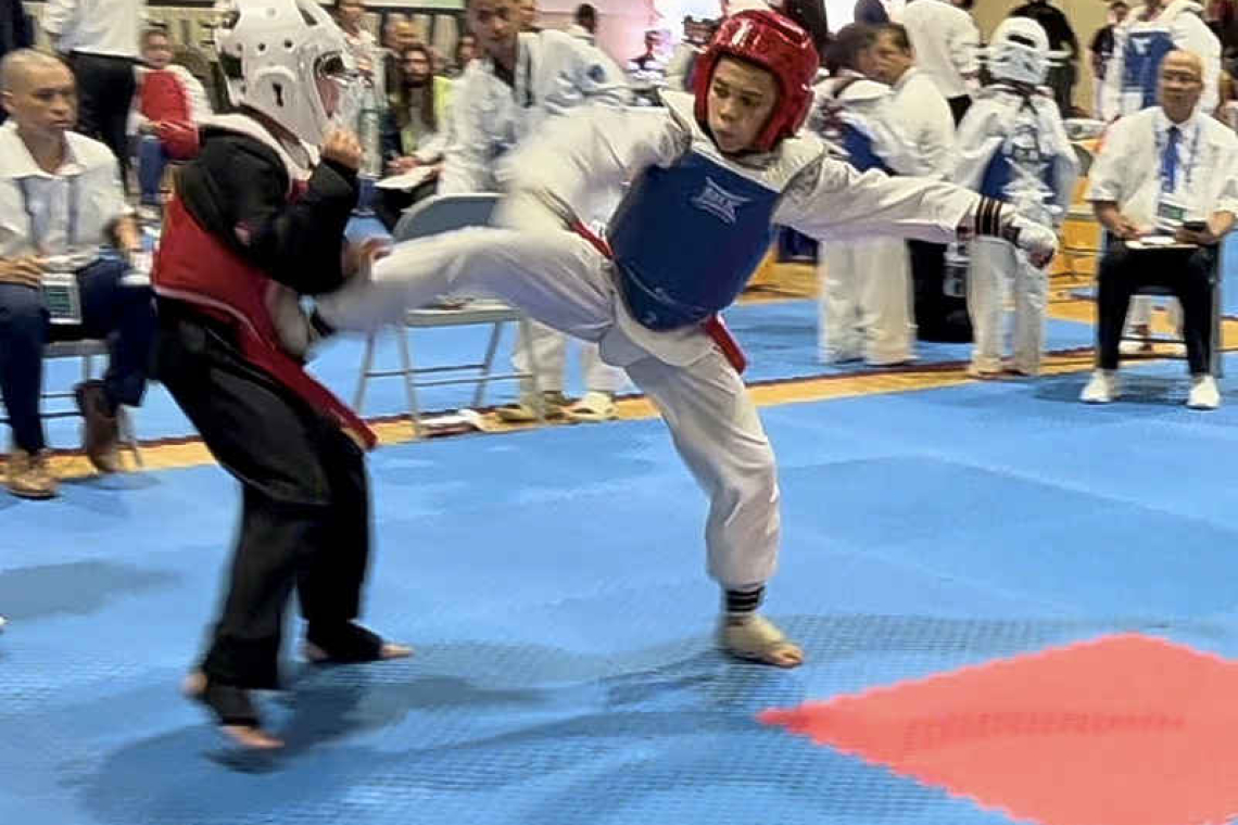 St. Maarten Taekwondo team wins 11 medals in North Carolina