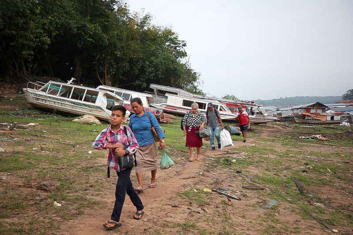 Historic Amazon drought halts some grain barge navigation