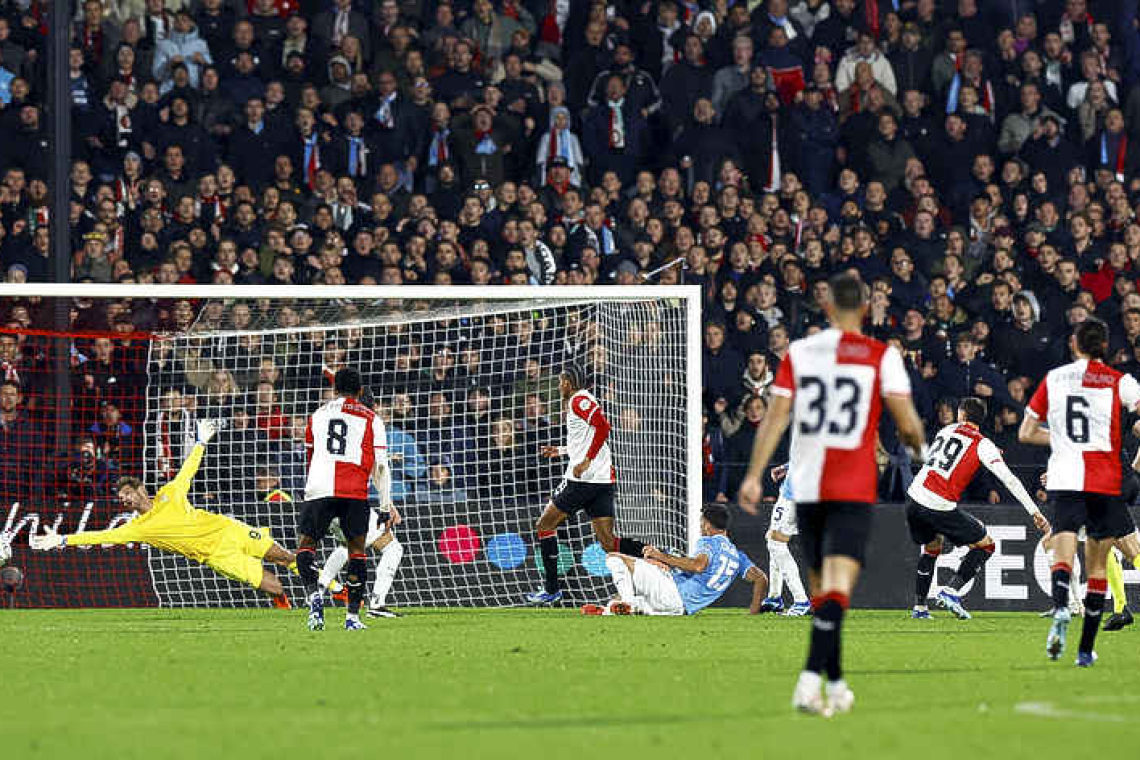 Gimenez leads Feyenoord to 3-1 victory over Lazio