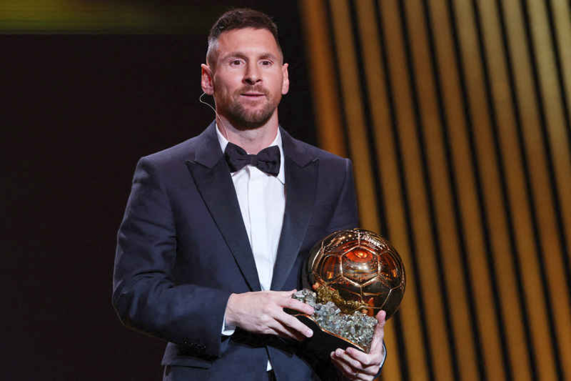 Messi wins record eighth Ballon d'Or for best player in the world 