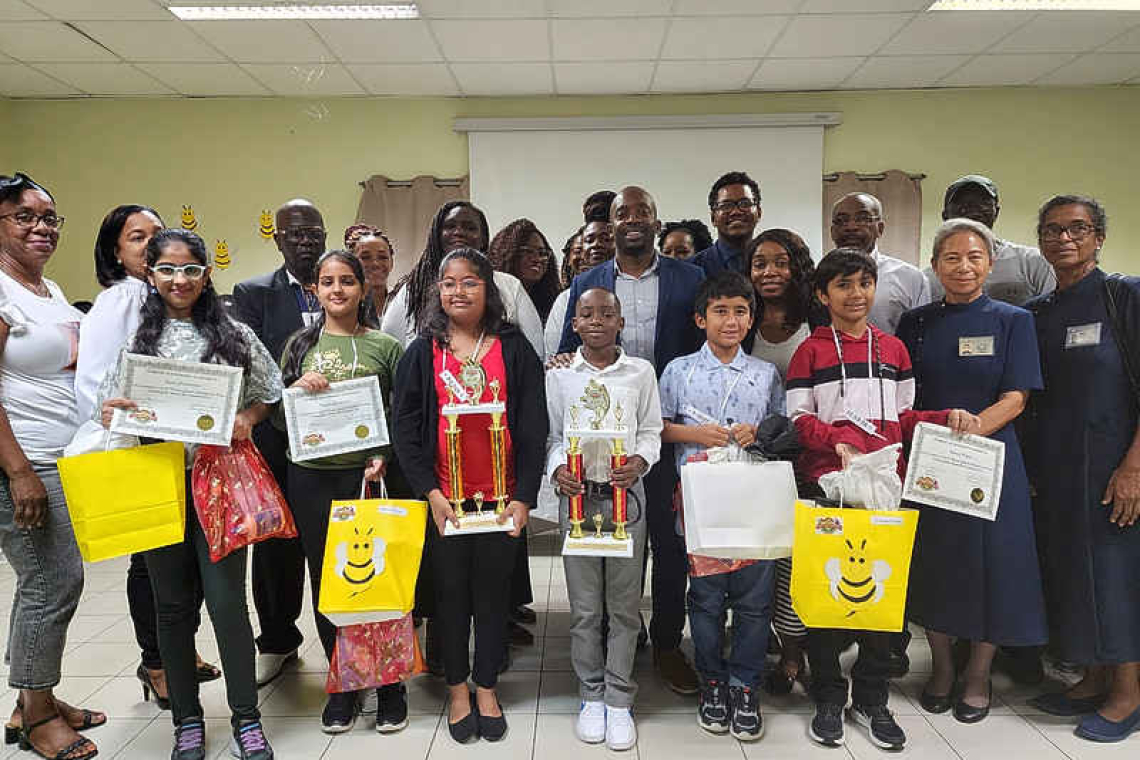 Benae Dawkins Fitzpatrick, Deveshi Varidani  win 4th annual Courtney Gibson Spelling Bee