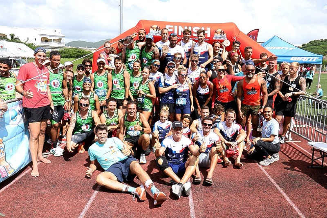 SXM Tri Academie wins 36th St. Maarten around the island relay 