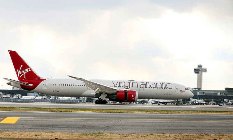 Virgin Atlantic jet lands after maiden transatlantic flight on low-carbon fuel 