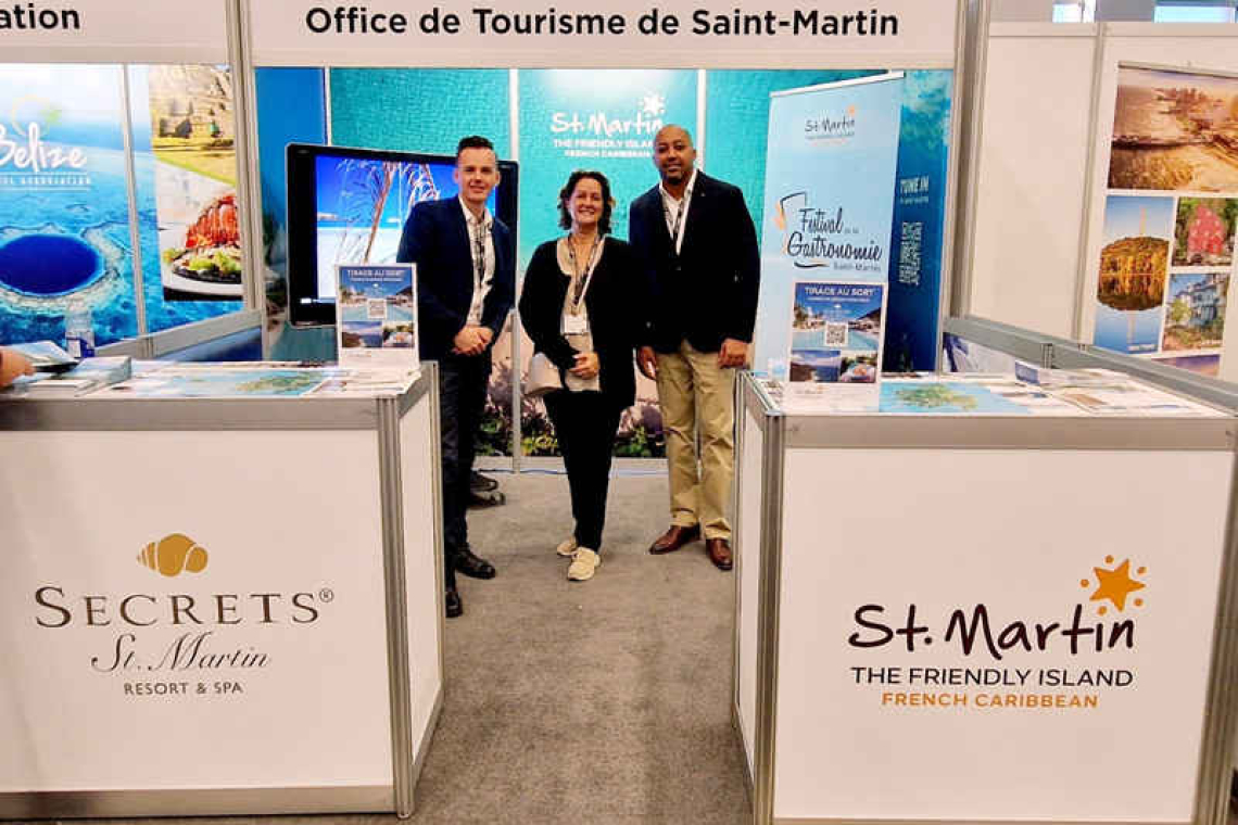St. Martin Tourism Office  attends SITV travel show
