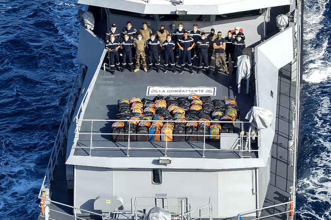 Antilles-Guyane patrol vessel  seizes 3.5-ton cocaine haul