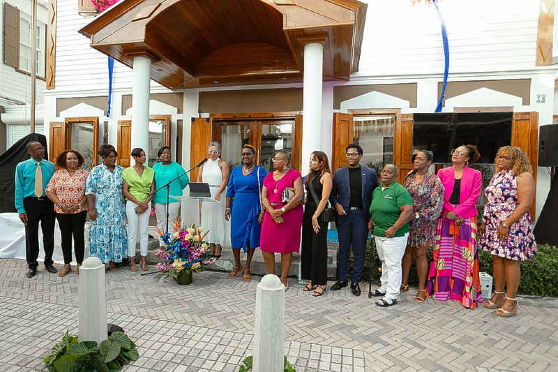 Unveiling of new office and logo  of St. Maarten Tourism Bureau