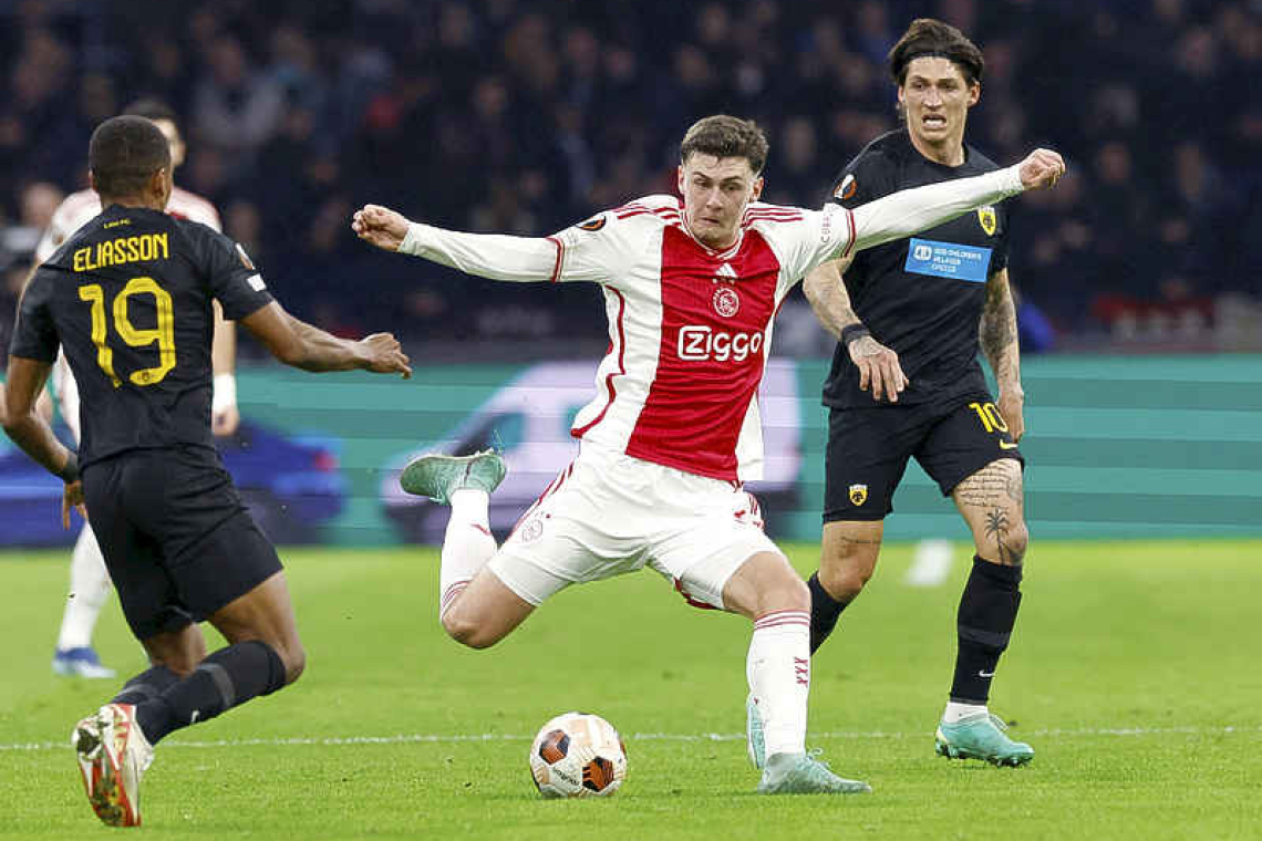 Ajax defeats AEK Athens to seal Conference League spot 