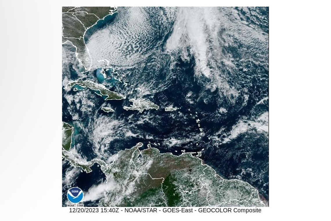 PUBLIC WEATHER FORECAST FOR ST. MAARTEN 