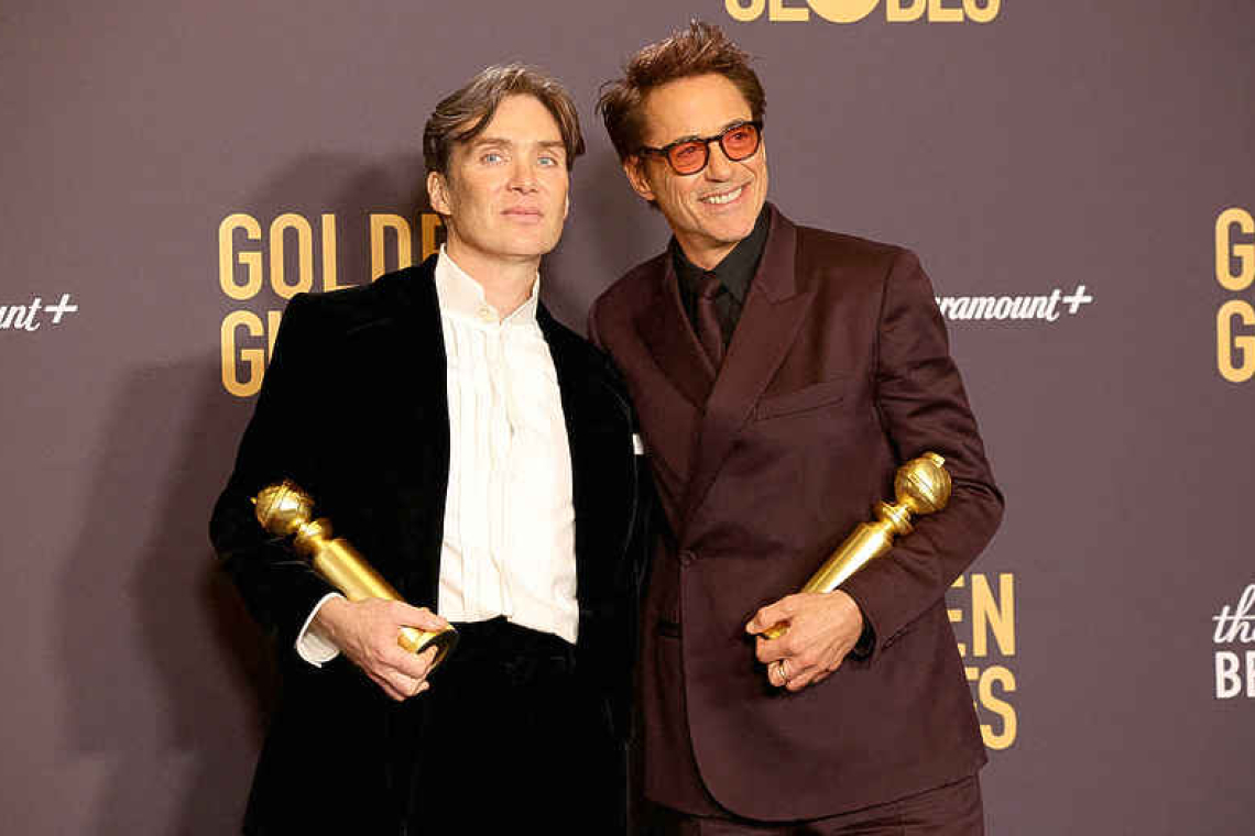 Oppenheimer triumphs at Golden Globes