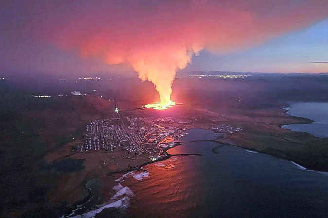 Volcano erupts in Iceland, flowing lava reaches fishing town 