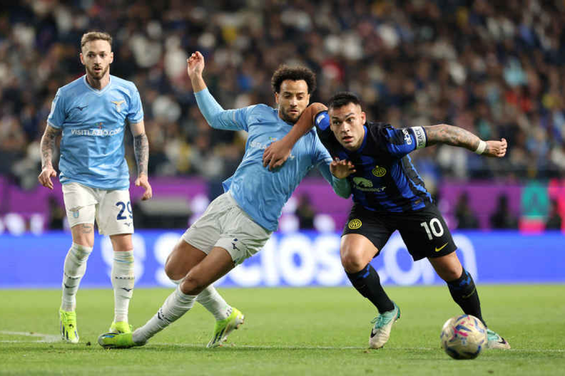 Late Martinez goal earns Inter Italian Super Cup against Napoli