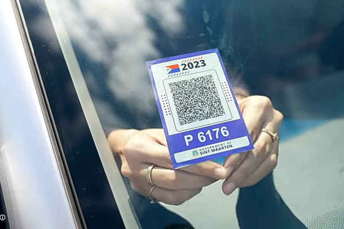 QR code stickers not yet  available for motorists