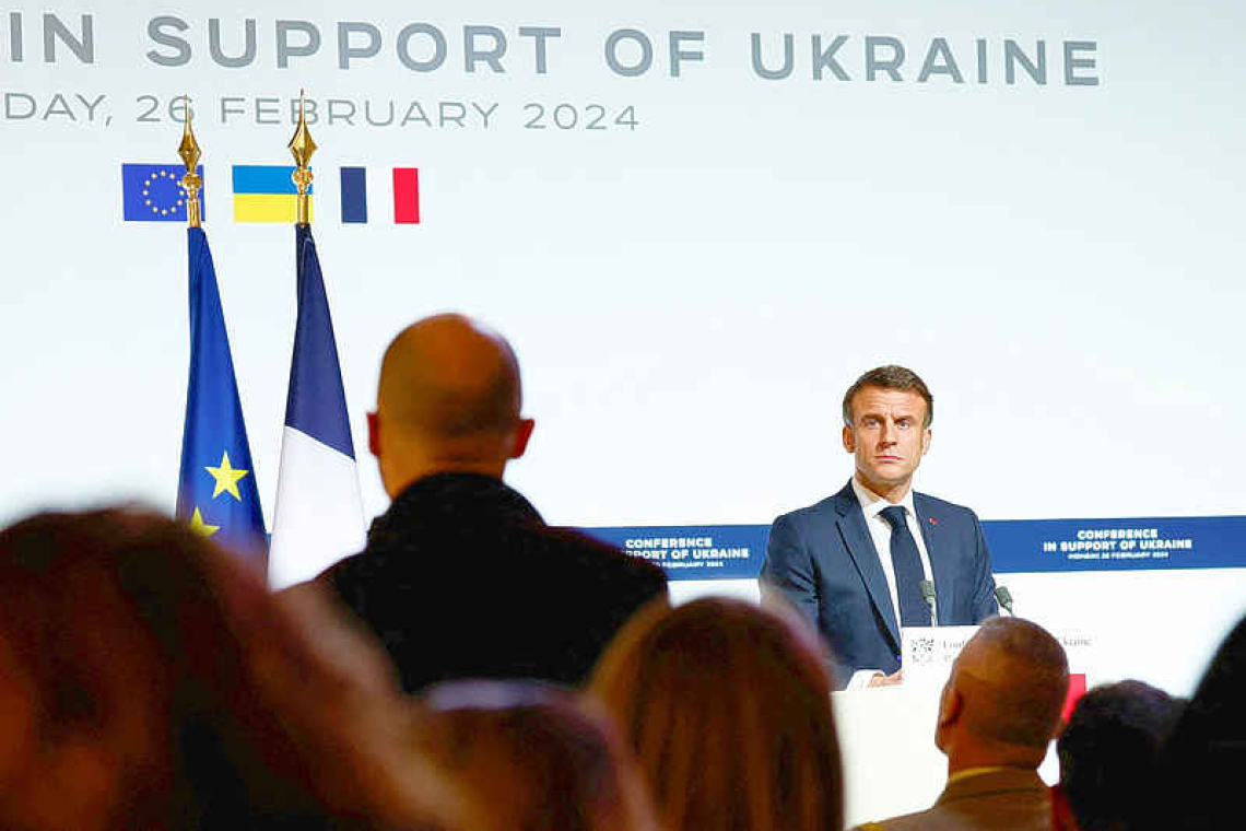 Macron does not rule out European nations sending troops to Ukraine 