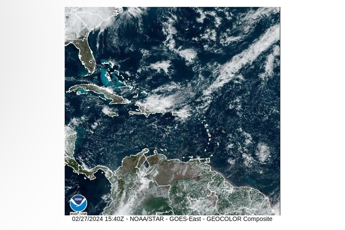 PUBLIC WEATHER FORECAST FOR ST. MAARTEN 