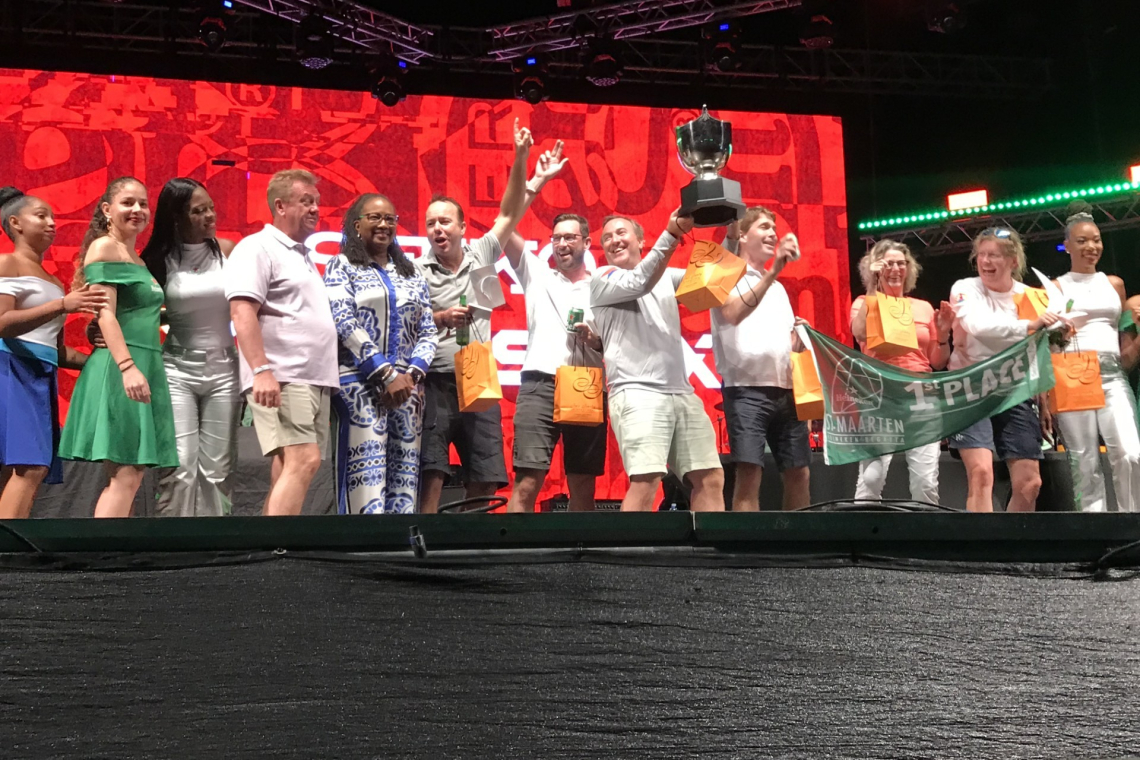 Sea Breeze from Bareboat 1 wins Most  Worthy Performance of the 44th Regatta