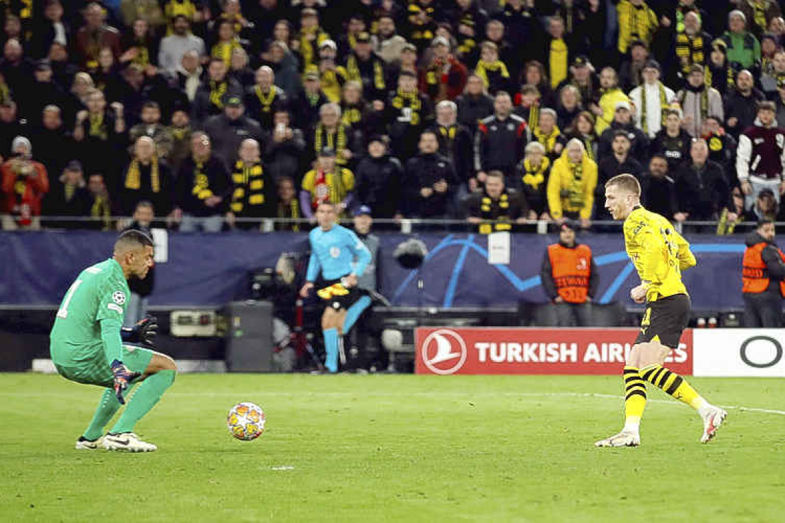 Dortmund beat Eindhoven 2-0 to reach quarter-finals