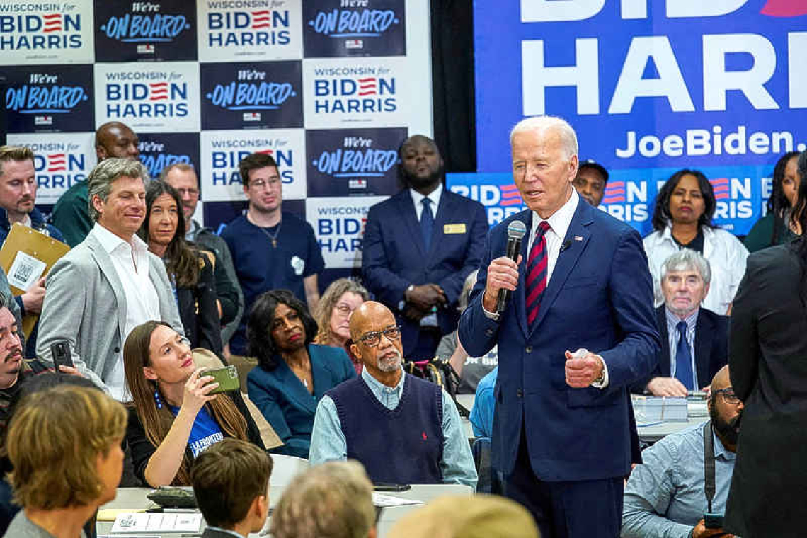 Primary tests 'uncommitted' vote on Biden's Israel stance 