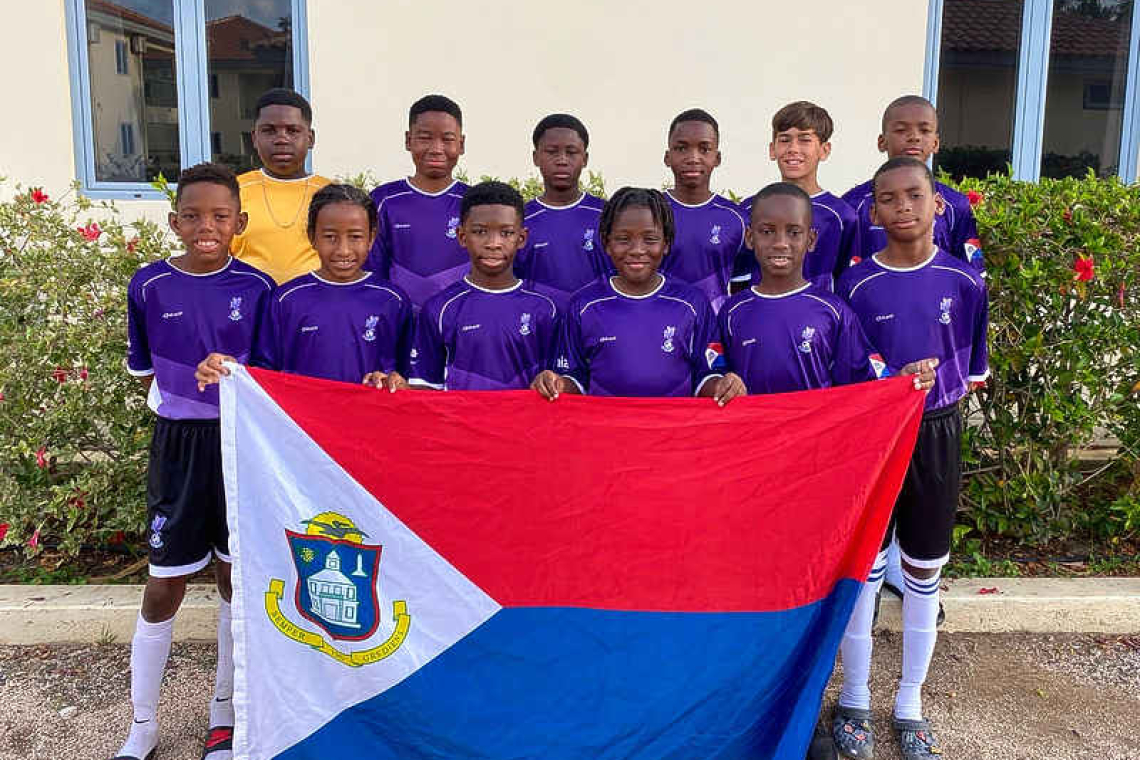 Hott Spurs Football Association U 9 and U 13 in Curacao.