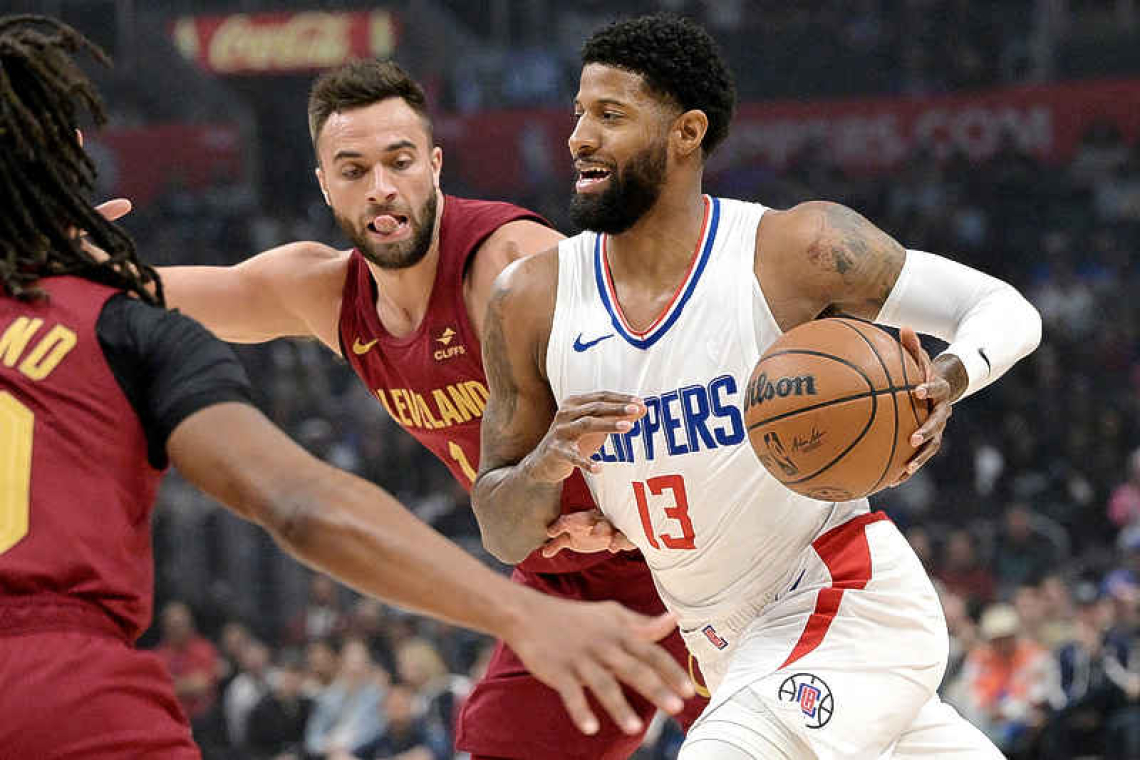 Paul George rallies Clippers from 26 down to beat Cavaliers