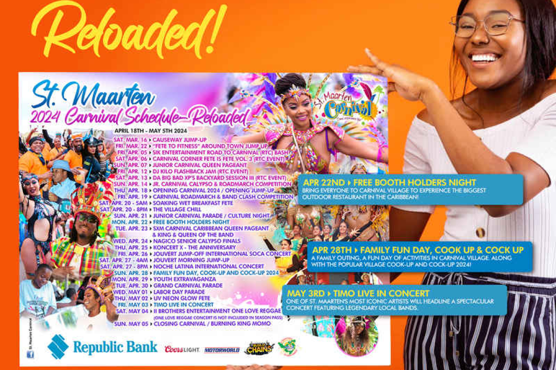Carnival Schedule 2014 (Reloaded) - Ready for it? Look out for our upcoming Carnival Special!