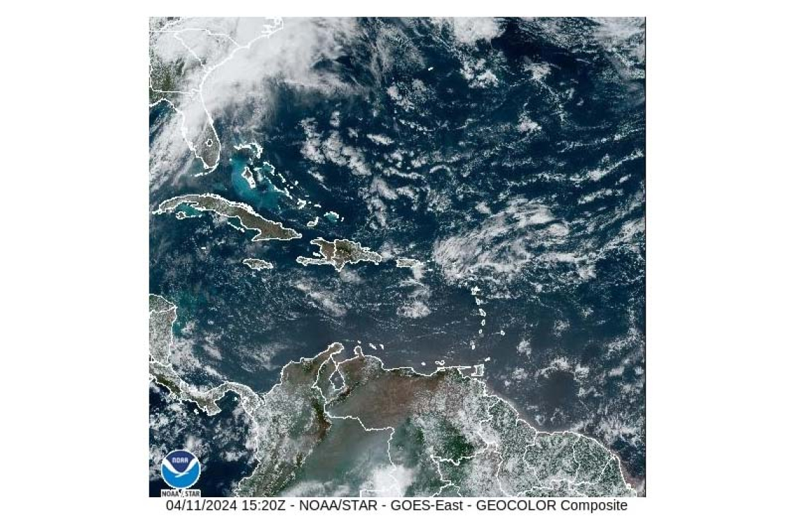 PUBLIC WEATHER FORECAST FOR ST. MAARTEN 