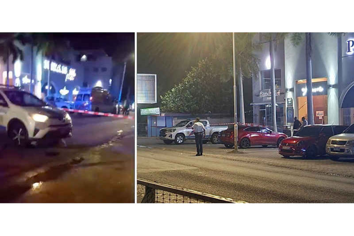 Fatal shooting in front of  night club in Simpson Bay