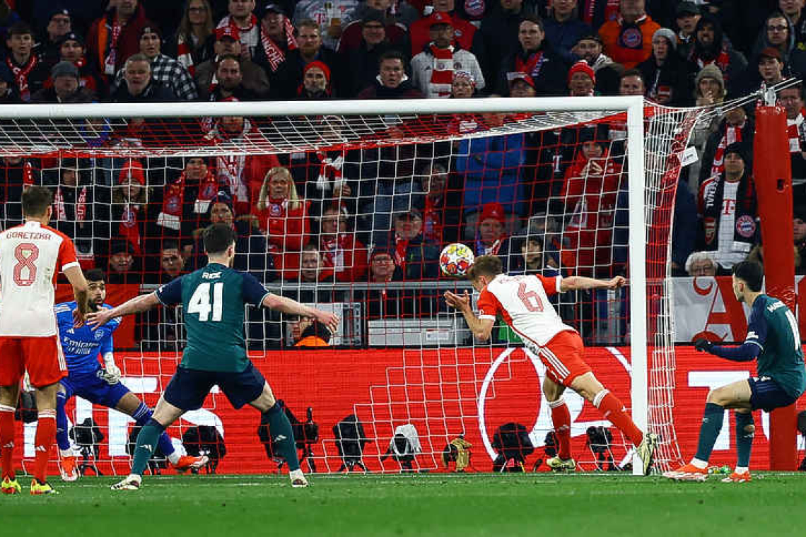 Kimmich heads Bayern Munich past Arsenal and into semis 