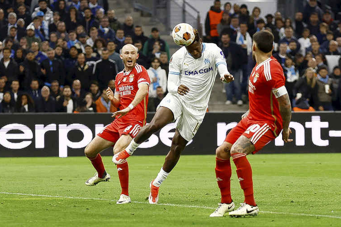 Marseille edge Benfica on penalties to reach Europa League semi-finals 