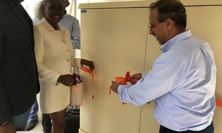    Orange inaugurates first shared  fibre optic point in Sandy Ground