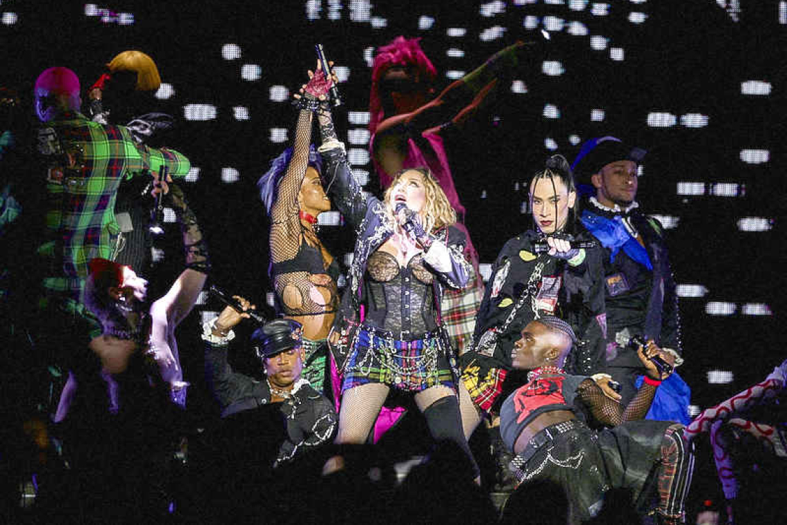 Madonna attracts 1.6 million to free concert at Brazil's Copacabana beach 