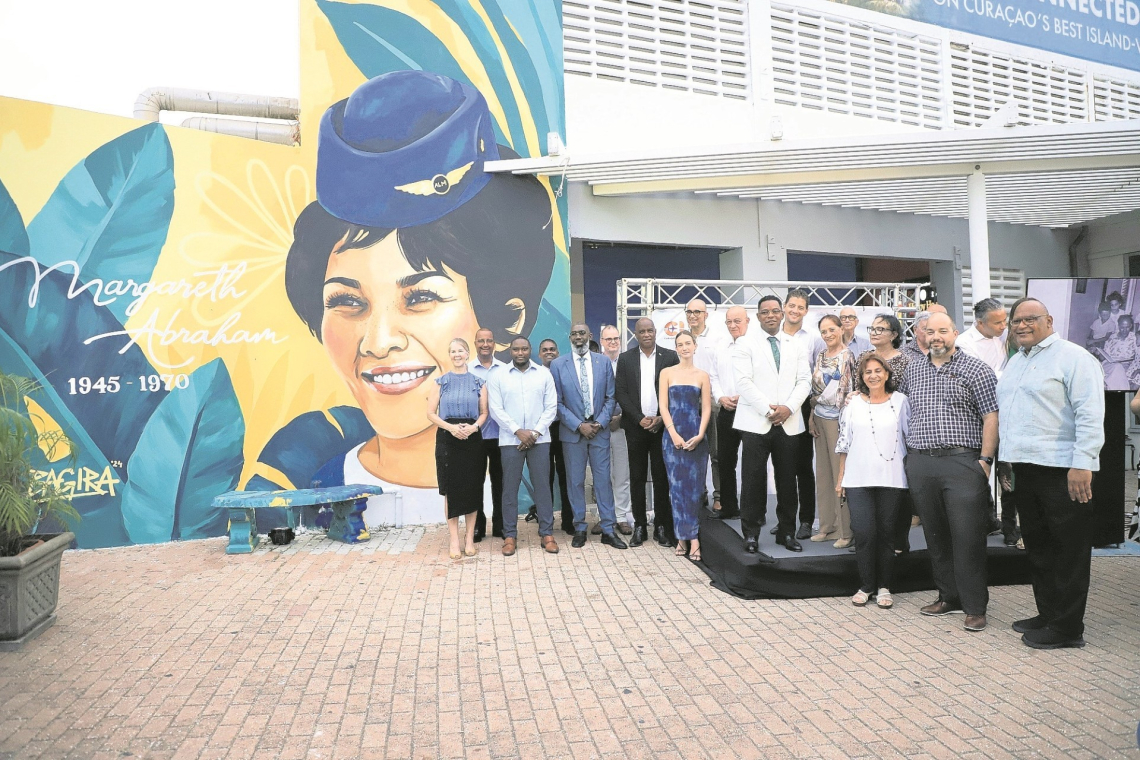 Margareth Abraham  honoured with mural